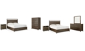 Furniture Gatlin Brown Storage Platform Bedroom Furniture Collection, Created for Macy's